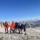 Wandelreis Dolomieten Foto van wandelaars in de Dolomieten